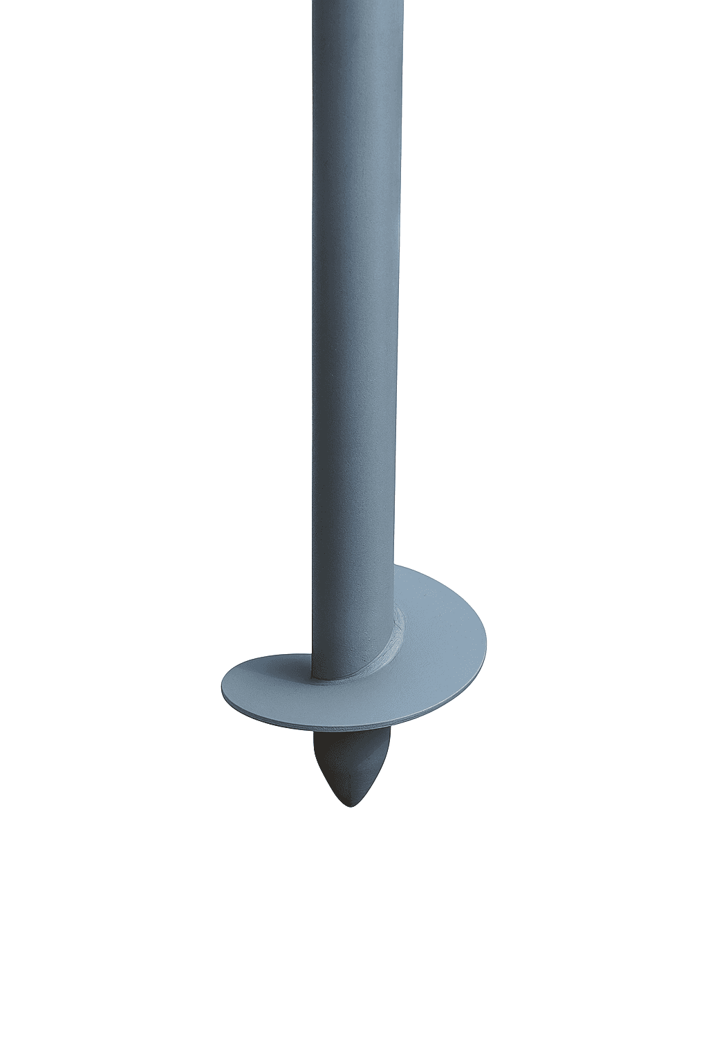 Pilots helicoidals instal·lats al terreny